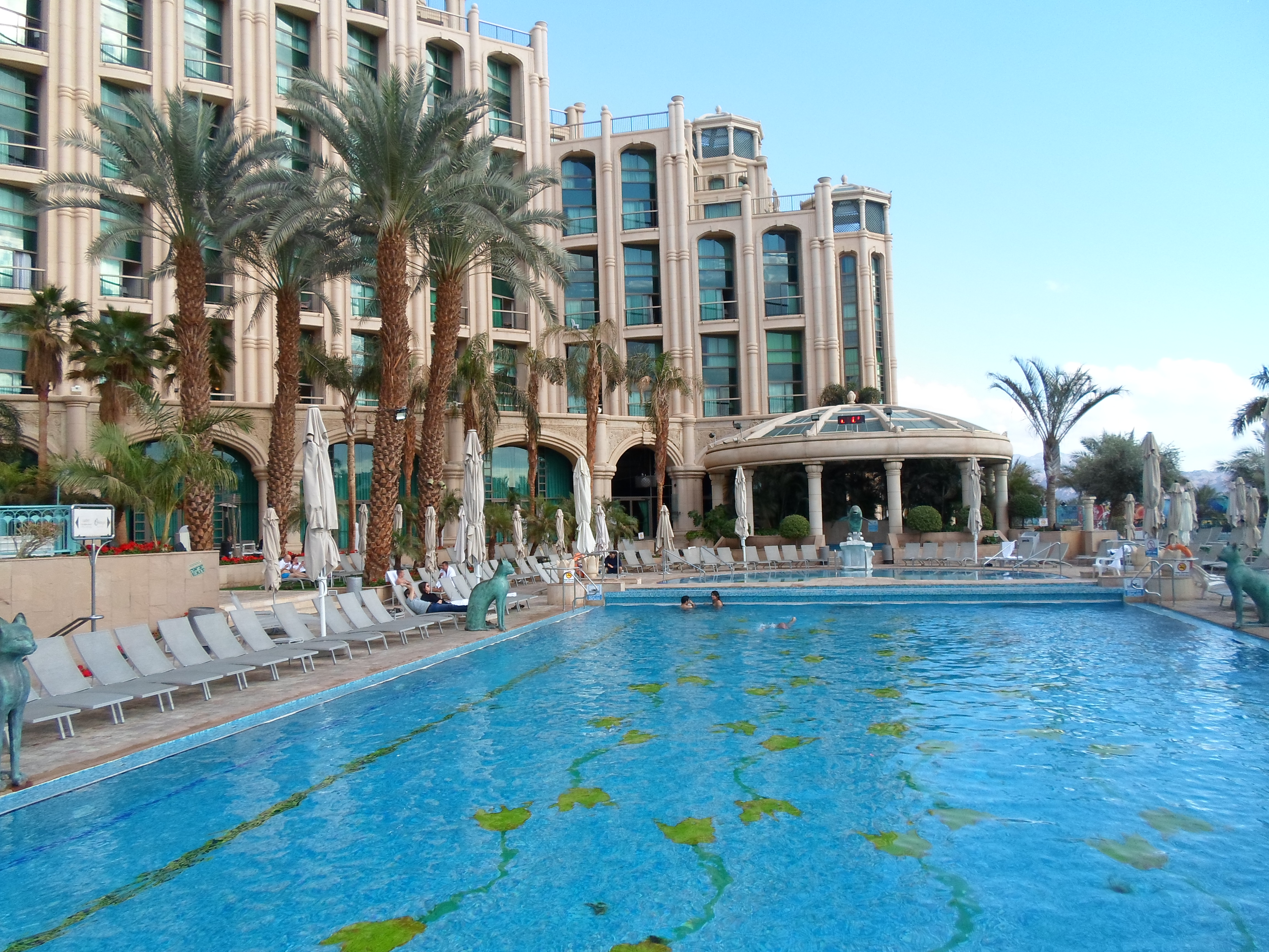 Queen of Sheba (Hilton) medencénél